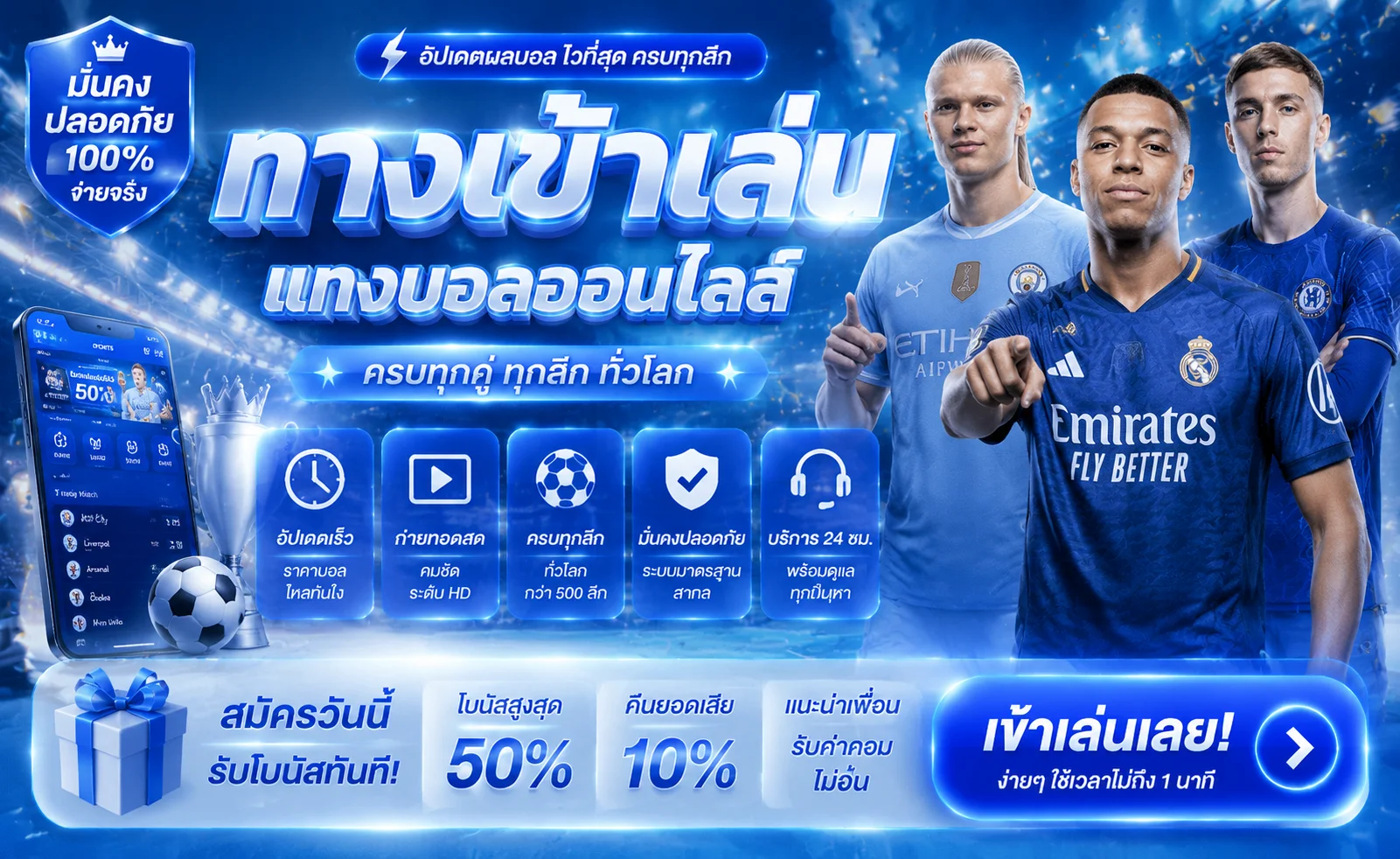 แทงบอลออนไลน์ REGENT168 ราคาน้ำดีครบทุกลีกดัง